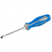 Отвертка шлицевая Slotted 6,5 мм, 100 мм, силовая KING TONY 14626504