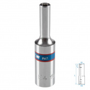 Головка торцевая TORX Е-стандарт 1/4", E4, L = 50 мм KING TONY 227504M Головка торцевая TORX Е-стандарт 1/4", E4, L = 50 мм KING TONY 227504M