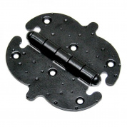 Петля накладная фигурная ПН 5-110-SL черный матовый (20)