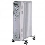 Обогреватель масляный Oasis US-20 (UT-20) 2000Вт 9 секций термостат белый (1)