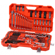 JTC Набор инструментов 219 предметов слесарно-монтажный 1/2", 3/8,1/4" 6-ти гран.в кейсе JTC