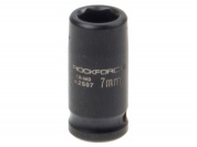 Головка торцевая  7мм 1/4" 6-гранная ударная L=35мм ROCKFORCE RF-42507 /1