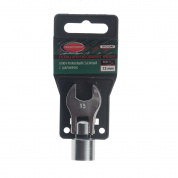 Ключ рожковый 13мм RF-751313AF съемный с шарниром 3/8", на пластиковом держателе ROCKFORCE /1