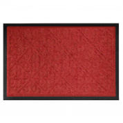 Коврик придверный BAIZHENG "Вязь" 80*120 красный (Bay) (40)