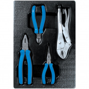 Набор пассатижей и бокорезов, ложемент, 4 предмета KING TONY 9-42144GP Набор пассатижей и бокорезов, ложемент, 4 предмета KING TONY 9-42144GP