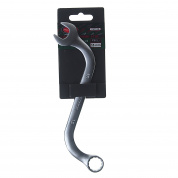 Ключ рожково-накидной 15мм RF-76115A S-образный на пластиковом держателе ROCKFORCE /1/10