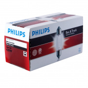 Автолампа C5W (SV8.5/8) 35мм 24V PHILIPS /10/200 HIT