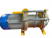 Лебедка электрическая  500/1000кг  50/25м с канатом 220В алюминиевый корпус TOR KCD (TSA)
