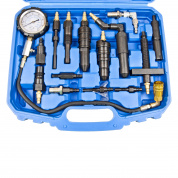 Тестер компрессии дизельного двигателя RF-916G2 13пр. манометр в комплекте с переходниками, в кейсе ROCKFORCE /1/5 Тестер компрессии дизельного двигателя RF-916G2 13пр. манометр в комплекте с переходниками, в кейсе ROCKFORCE /1/5