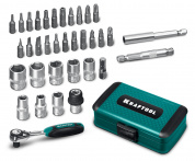 KRAFTOOL X-Drive 35, 35 предм., универсальный набор инструмента 1/4″ (27974) KRAFTOOL X-Drive 35, 35 предм., универсальный набор инструмента 1/4″ (27974)