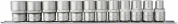 S13S1212SM Набор головок торцевых 12-гранных 1/2"DR на держателе, 10-24 мм, 12 предметов S13S1212SM Набор головок торцевых 12-гранных 1/2"DR на держателе, 10-24 мм, 12 предметов