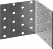 ЗУБР УКР-2.0, 80 x 80 x 80 x 2 мм, цинк, равносторонний крепежный уголок (310206-080-080)