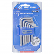 Набор Г-образных Torx, T10-T40, короткие, 7 предметов KING TONY 20307PR