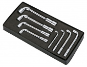 Торцевые L-образные ключи Hans в ложементе, TT-37