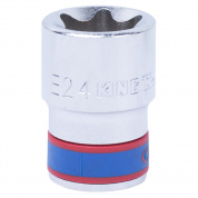 Головка торцевая TORX Е-стандарт 1/2", E24, L = 39 мм KING TONY 437524M Головка торцевая TORX Е-стандарт 1/2", E24, L = 39 мм KING TONY 437524M