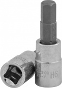 S50H4117 Насадка торцевая 1/2"DR с вставкой-битой, H17, 55 мм S50H4117 Насадка торцевая 1/2"DR с вставкой-битой, H17, 55 мм