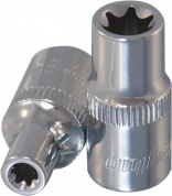 114606 Головка торцевая 1/4"DR, внешний TORX®, Е6 114606 Головка торцевая 1/4"DR, внешний TORX®, Е6