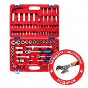 Набор инструментов 108 предметов, универсальный МАСТАК 01-108C Набор инструментов 108 предметов, универсальный МАСТАК 01-108C