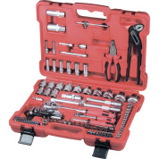 Набор слесарно-монтажный с квадратами 1/4, 1/2 и 5/16", 117 предметов Matrix ProFI Набор слесарно-монтажный с квадратами 1/4, 1/2 и 5/16", 117 предметов Matrix ProFI