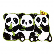 Коврик интерьерный BAIZHENG "Марафет" 60*90см Три Панды (Bay) (30)