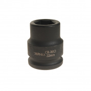 Головка торцевая 22мм 3/4" 6-гранная ударная L=50мм ЭВРИКА ER-95910  1/48 Головка торцевая 22мм 3/4" 6-гранная ударная L=50мм ЭВРИКА ER-95910  1/48