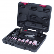 Пневматическая бормашина (шарошка) 3 - 6 мм, 20000 об/мин, с набором принадлежностей, 15 предметов MIGHTY SEVEN QA-0215A