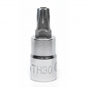 2025TH30 Торцевая головка cо вставкой TORX с отверстием 1/4" ТH30