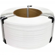 Стреппинг лента ПП Gigant 15x1х1,2 км, 300 кгс, белая GSTW-15-10-12