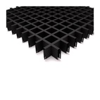 Элемент "папа" для решётки грильято, черный, 50х50 мм, L=600 мм, h=40мм