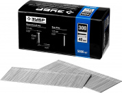 ЗУБР гвозди тип 300 (47/J/F), 40 мм, калибр 18GA. 5000 шт. Профессионал (31830-40)