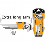 Набор ключей HEX INGCO 1.5-10 мм (6/36) HHK11092 INDUSTRIAL