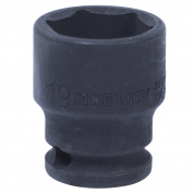 Головка торцевая ударная шестигранная 3/8", 19 мм KING TONY 353519M Головка торцевая ударная шестигранная 3/8", 19 мм KING TONY 353519M