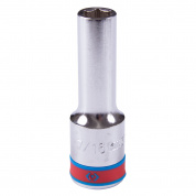 Головка торцевая глубокая шестигранная 1/2", 7/16", дюймовая KING TONY 423514S
