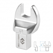 Насадка рожковая серии "FIT", 10 мм, 9х12 мм KING TONY 34501110M