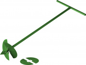 РОСТОК 150 мм, 200 мм, длина 1000 мм, сменные ножи, ручной, садовый бур (39492)