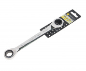 Ключ накидной 16х17мм ER-71617H трещоточный (на держателе) ЭВРИКА 1/10