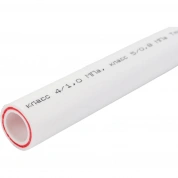 Труба Gigant PP-R белая, армированная стекловолокном Т 90°С SDR 6 (PN 25) 20x3.4 мм, 2 м GSG-7