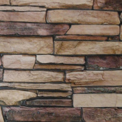 Панель стеновая ПВХ сланец натуральный 0,98х0,498м Грейс (10)