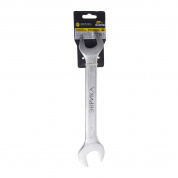 Ключ рожковый 27x30мм ER-52730 (Chrome vanadium) на держателе PRO ЭВРИКА 1/10/30