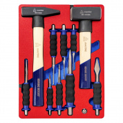 Набор ударно-режущего инструмента, ложемент, 10 предметов МАСТАК 5-9010 Набор ударно-режущего инструмента, ложемент, 10 предметов МАСТАК 5-9010