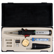 Горелка газовая, паяльник, с комплектом сменных насадок KING TONY 6BC3007 Горелка газовая, паяльник, с комплектом сменных насадок KING TONY 6BC3007