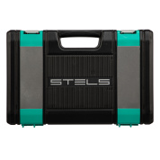 Набор инструментов 1/2", 1/4", CrV, 12 гранные головки, пластиковый кейс, 82 предмета Stels Набор инструментов 1/2", 1/4", CrV, 12 гранные головки, пластиковый кейс, 82 предмета Stels