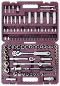 TS108/12 Набор инструмента универсальный 1/4", 1/2"DR с головками торцевыми 12-гранными, 108 предметов TS108/12 Набор инструмента универсальный 1/4", 1/2"DR с головками торцевыми 12-гранными, 108 предметов