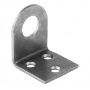 Пробой-ушко гнутое (накладка для замка) 40*90 цинк ЧЕТЫРЕ СЕЗОНА (200)
