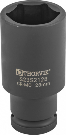 S23S2128 Головка торцевая ударная глубокая 1/2"DR, 28 мм