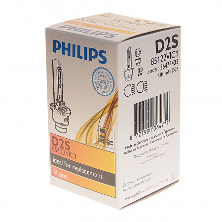 Автолампа D2S (35) P32d-2 Xenon Vision 4600K 85V PHILIPS /1/2