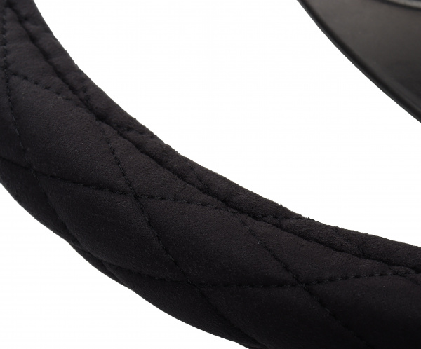 Оплетка руля SP-9020 BLACK (L) алькантара AUTOPROFI 1/25