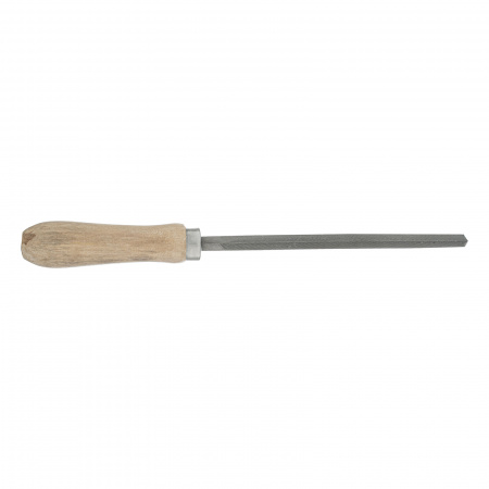 Напильник трехгранный, 150 мм, деревянная ручка Сибртех