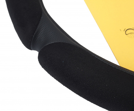 Оплетка руля CP-5016 BLACK (M) "CAR PERFORMANCE" алькантара AUTOPROFI 1/20