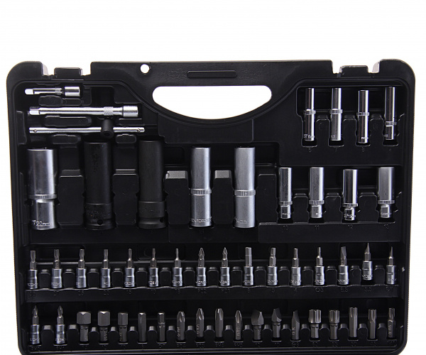 Набор торцевых головок и вставок RF-41082-5L: 1/2" & 1/4"DR 6-гранных с телескопическими трещотками 108пр. ROCKFORCE /1/3 Набор торцевых головок и вставок RF-41082-5L: 1/2" & 1/4"DR 6-гранных с телескопическими трещотками 108пр. ROCKFORCE /1/3